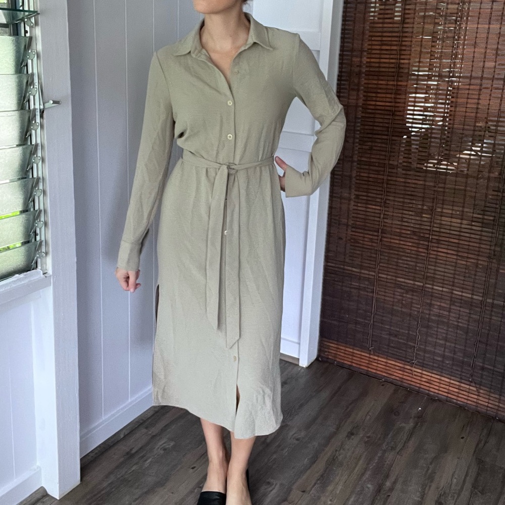 DKNY button down dress